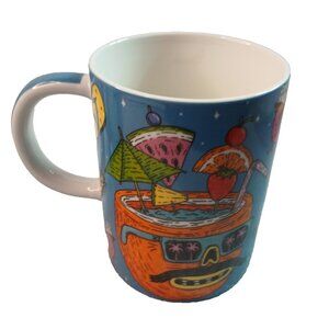 Maxwell Williams Mulga Coffee Mug Tea Cup Porcelain Australia Coconut Head Art